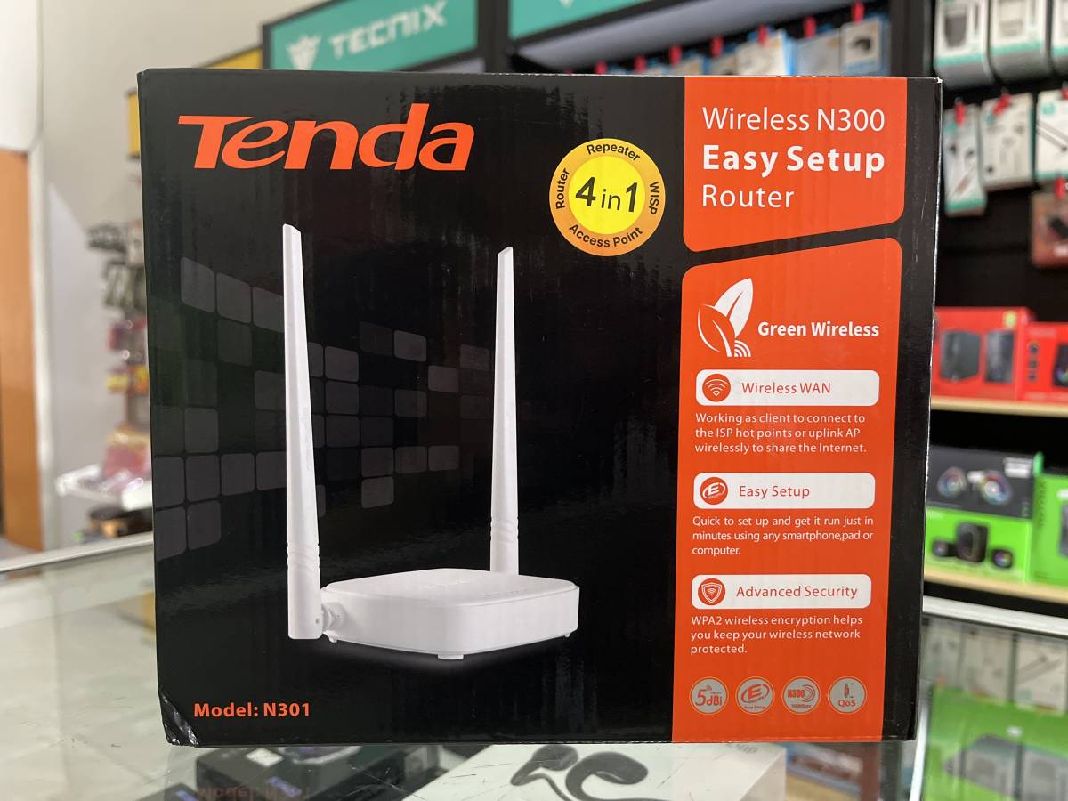 Tenda N301 4in1 Router Repeater WISP Access Point