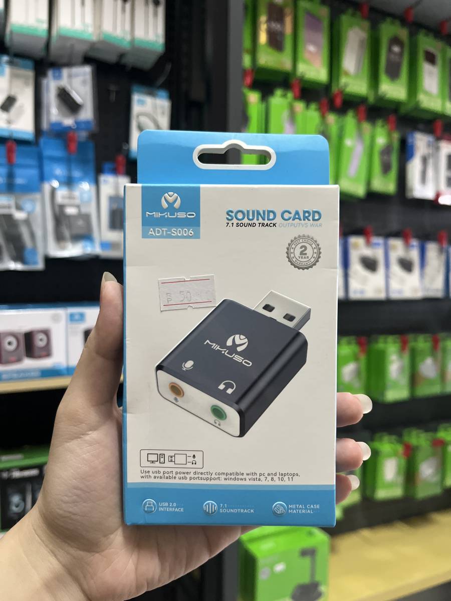 USB Sound Card Mikuso ADT-S006