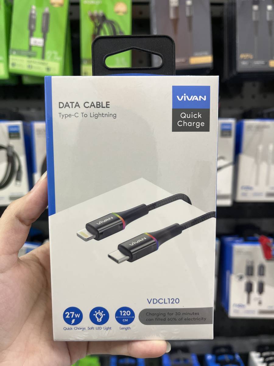 Vivan VDCL120 Type C to Lightning 27W