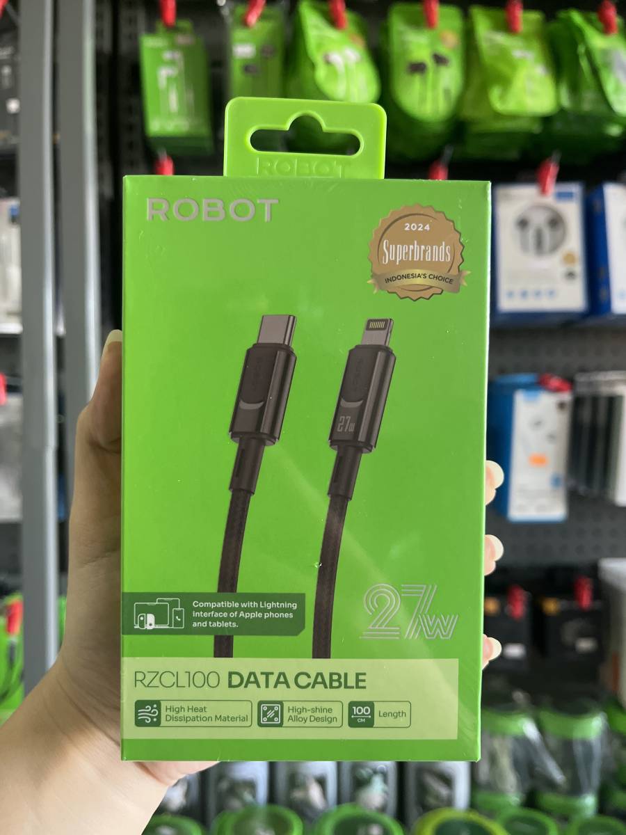 Robot RZCL100 Data Cable Type C to Lightning 27W