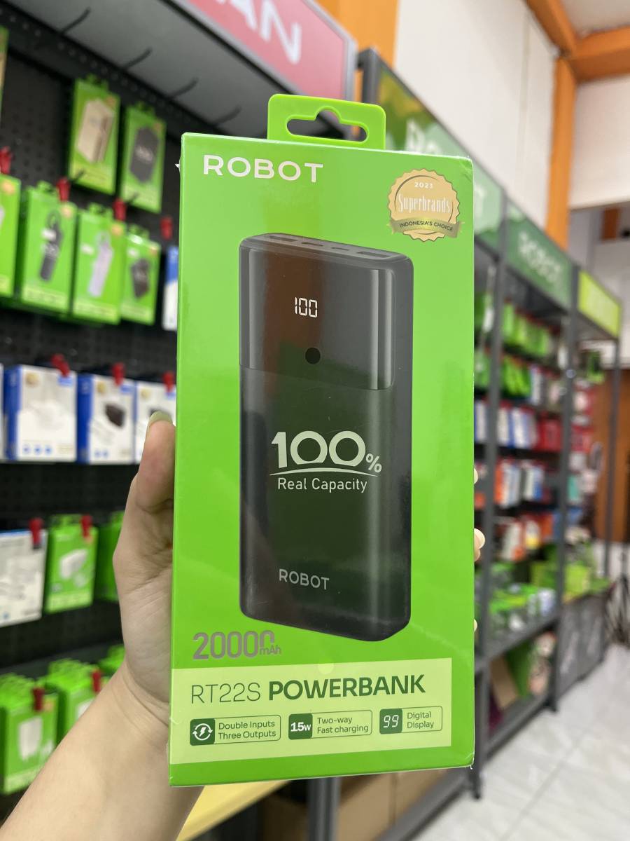 Robot RT22S Powerbank 20.000mAh 15W