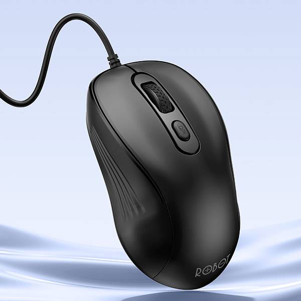 Robot M150 Wired Mouse Black