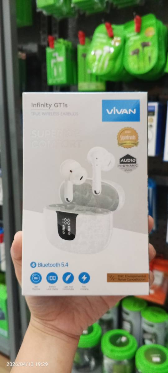 Vivan Infinity GT1s TWS Earphone White