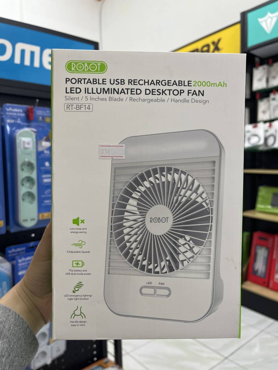 Robot RT-BF14 Portable USB Fan 2000mAh