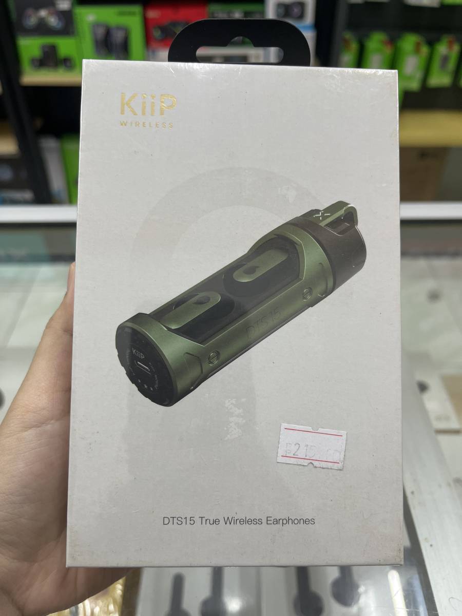 KiiP DTS15 TWS Green Bluetooth Earphones