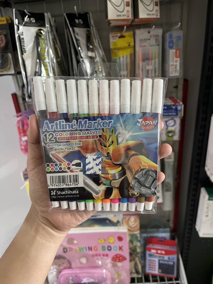 Spidol Artline EK-316 isi (12 Colors)