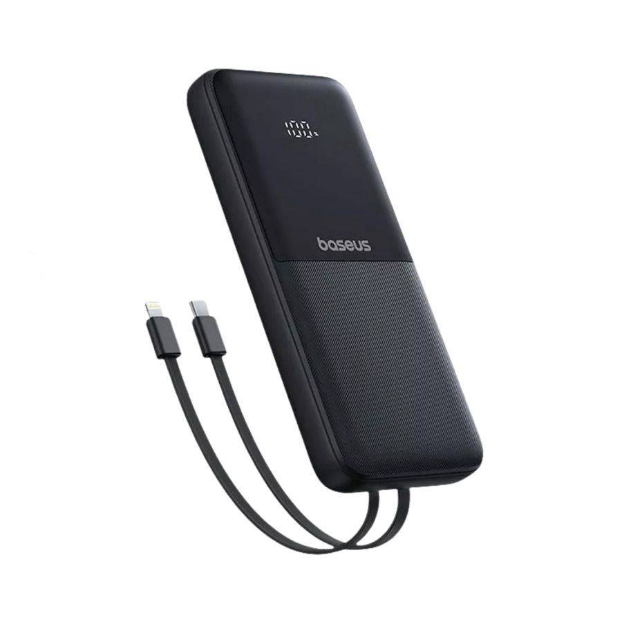Baseus Powerbank Lipow Dual-Cable 10.000mAh 22,5W Black