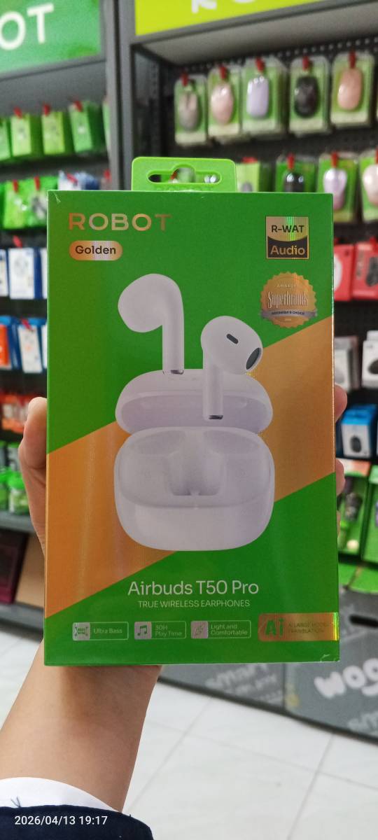Robot Airbuds T50 Pro TWS Earphone White