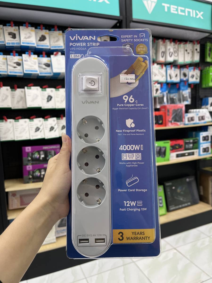 Vivan Power Strip VPS-H006A Pro