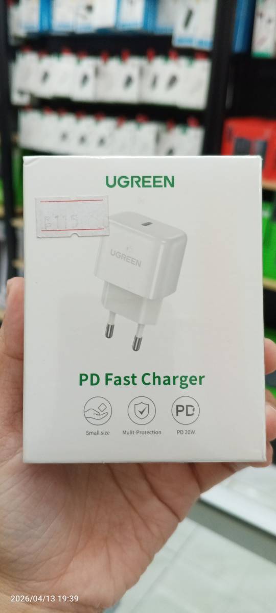 Ugreen Adaptor 20W Mini PD Fast Charger White - 10220
