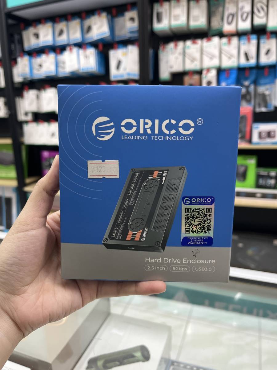 Orico 2.5 Inch Sata USB HDD Enclosure - 2580U3 Black Kaset