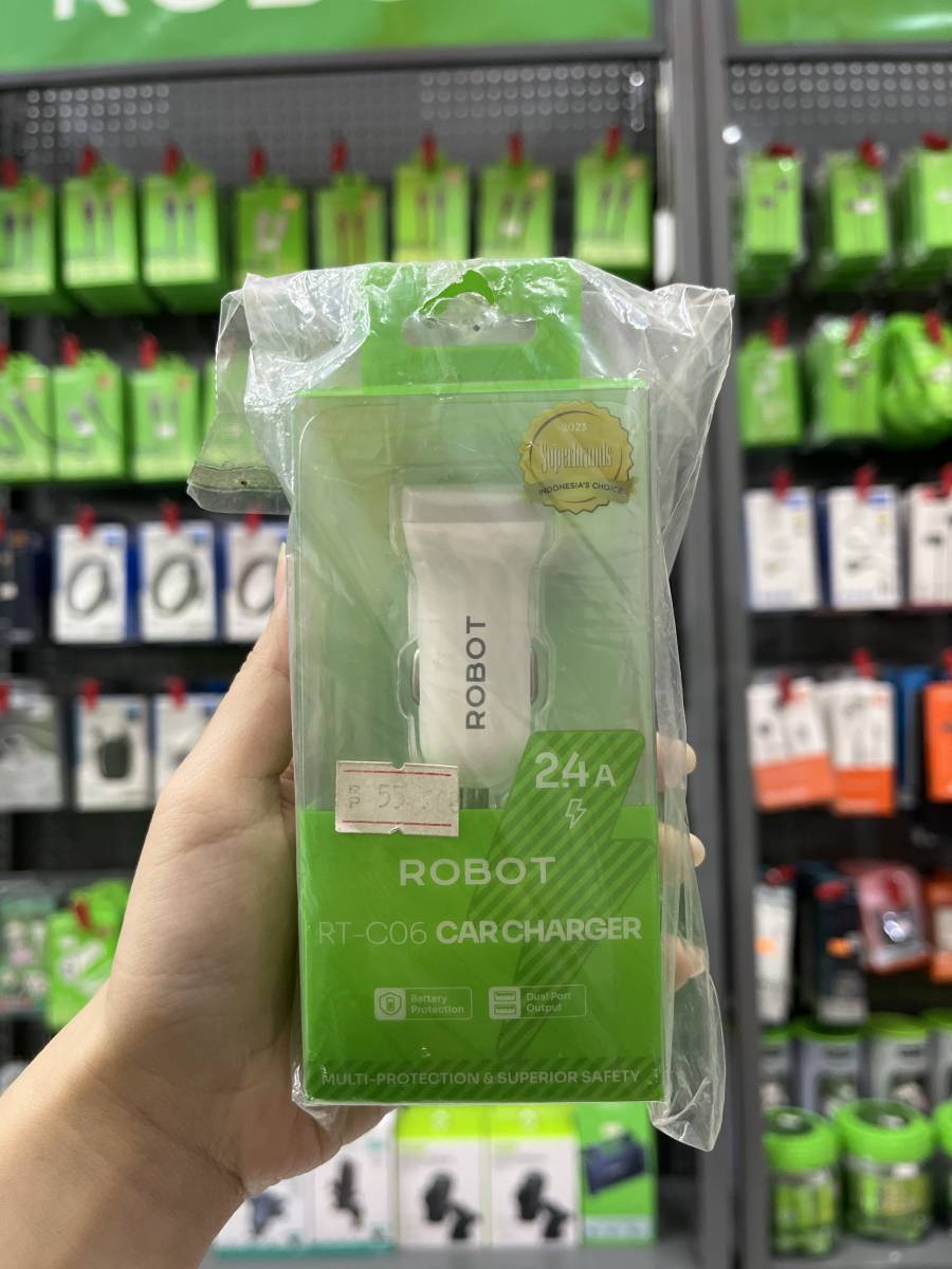Robot RT-C06 Car Charger 2.4A 2 USB Port