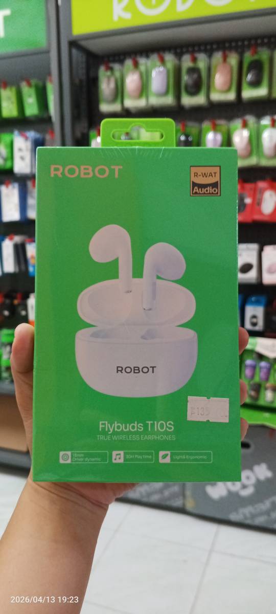 Robot Flybuds T10S White TWS Earphones