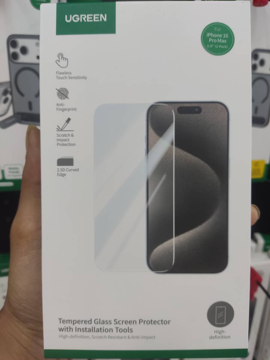 UGREEN 45974 Tempered Glass IPhone 16 Pro Max