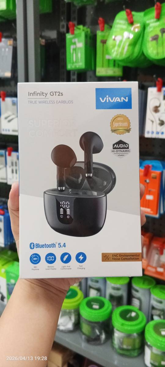 Vivan Infinity GT2s TWS Earphones Black