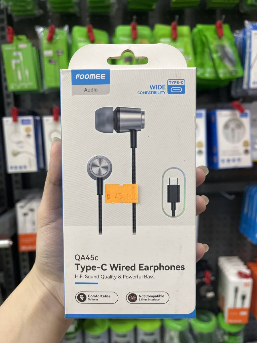 Foomee QA45c Type-C Wired Earphones