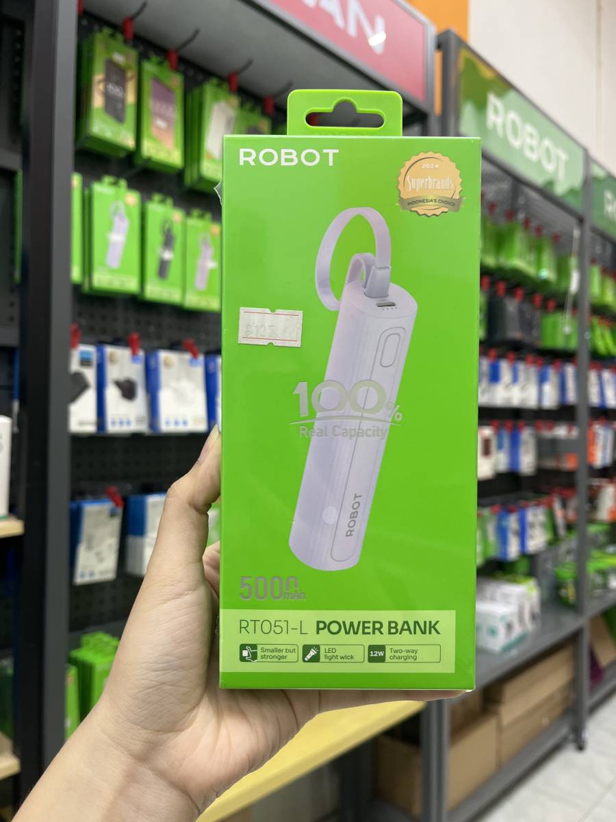 Robot RT051-L Powerbank 5000 mAh 12W Purple