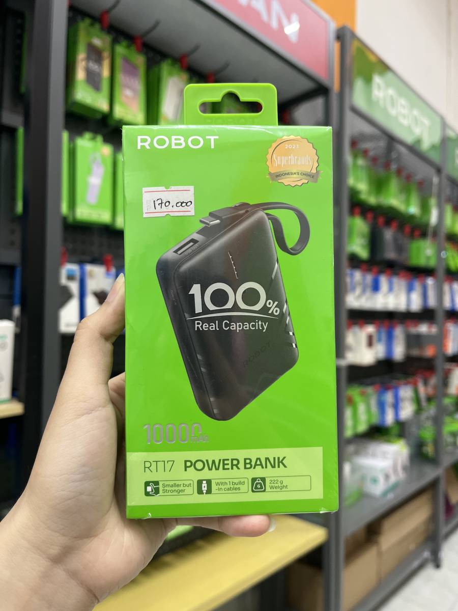 Robot RT17 Powerbank 10000mAh Black