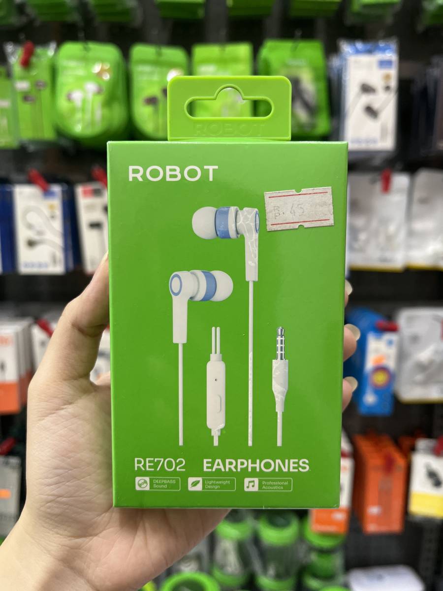 Robot Earphone RE702 (putih)