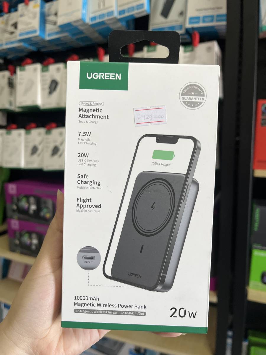 Ugreen 25919 Powerbank 10.000mAh 20W Magnetic Space Gray
