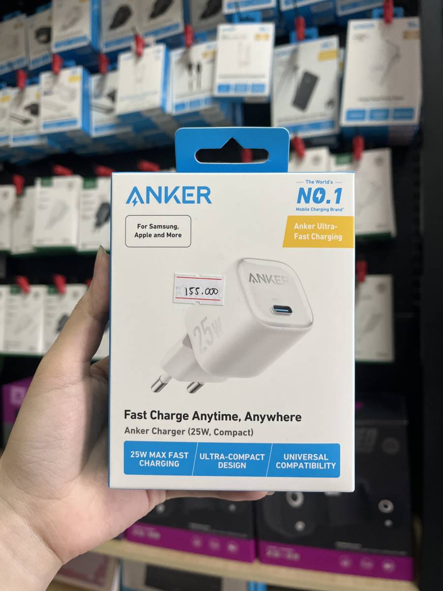 Anker Charger (25W, Compact) White