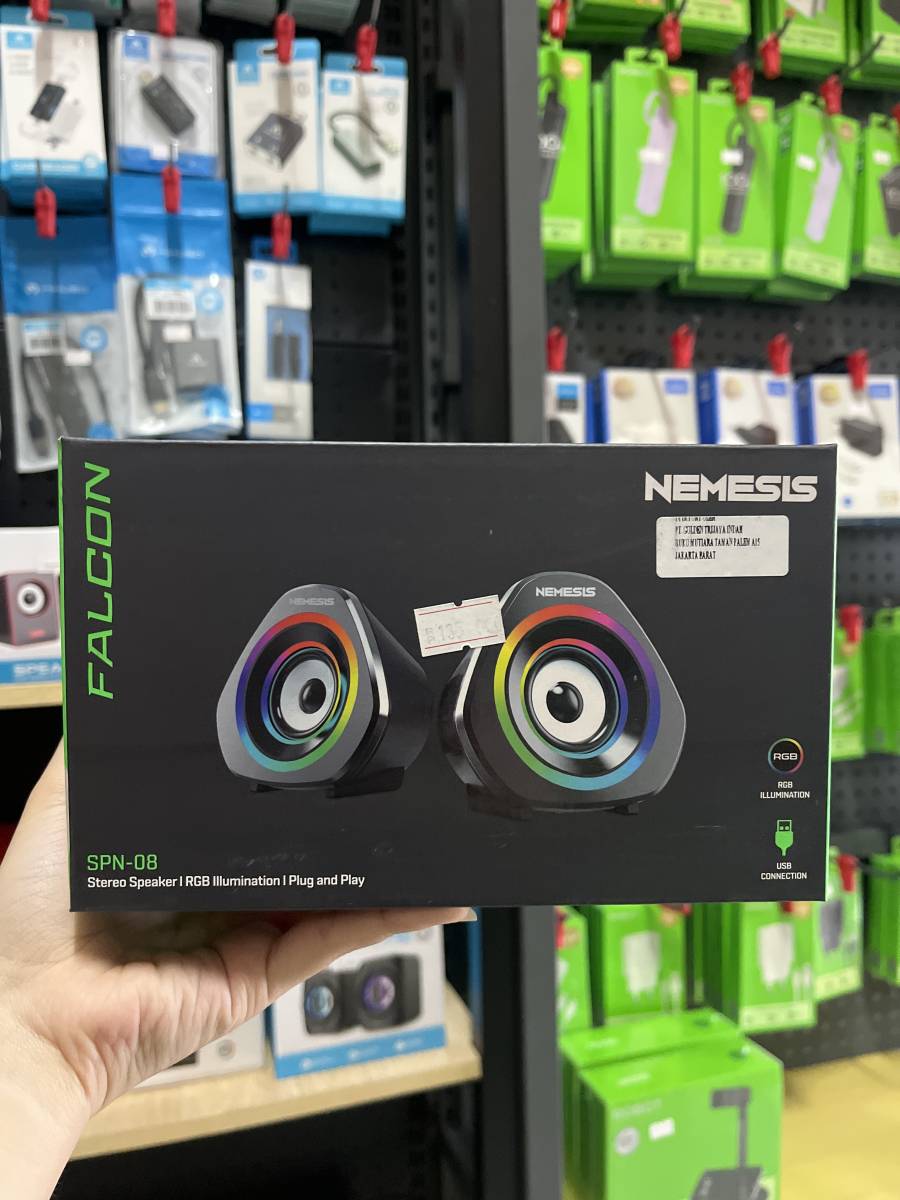 NYK Nemesis SPN-08 Wired Speaker RGB