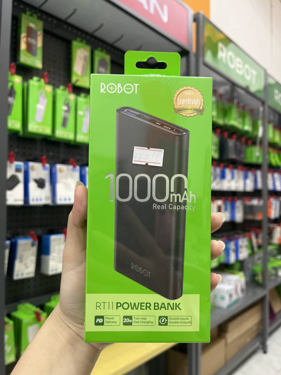 Robot RT11 Powerbank 10.000mAh Black