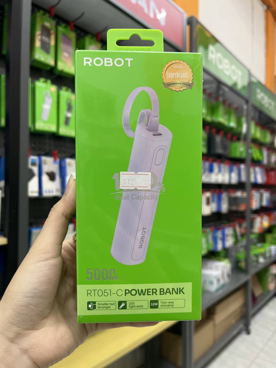 Robot RT051-C Powerbank 5000 mAh 12W Purple
