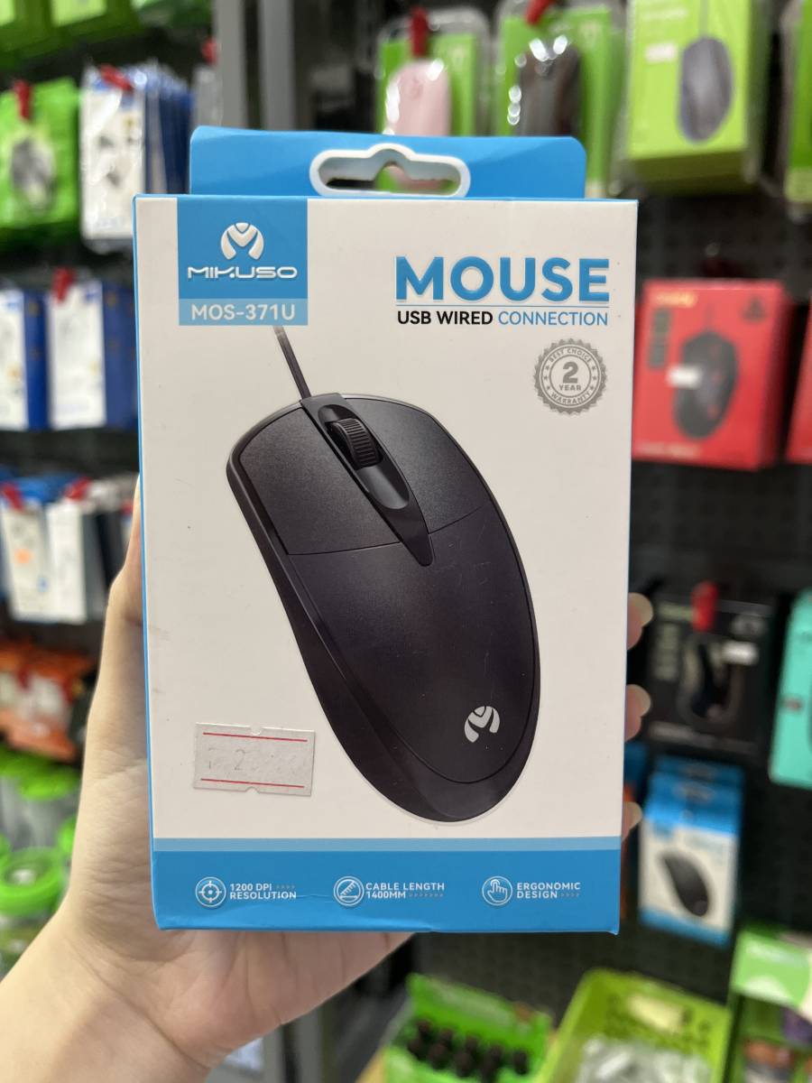 Mouse Wired Mikuso MOS-371U New