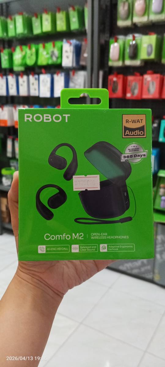 Robot Comfo M2 Open-Ear Wireless Headphones Black