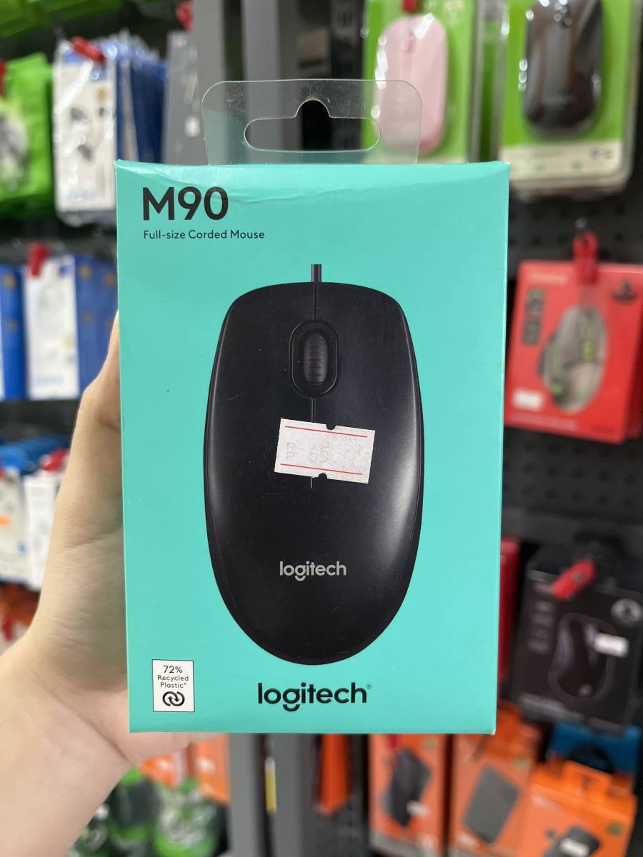 Logitech M90 Wired Mouse Black