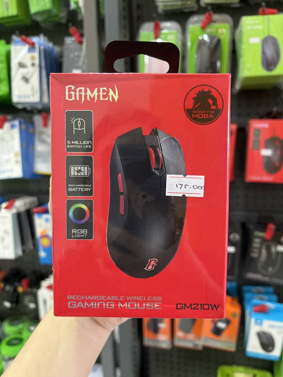 Gamen GM210W Rechargeable Wireless Gaming Mouse Black