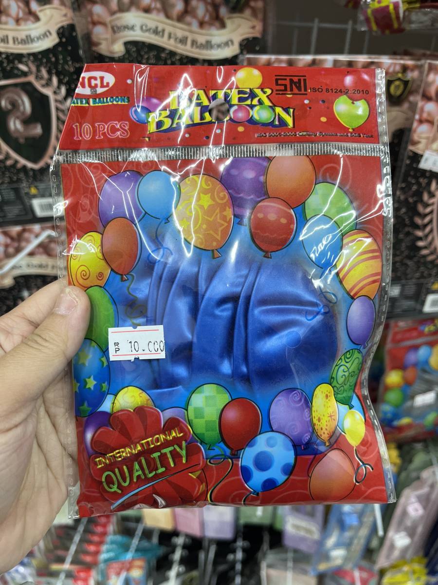 BALON LATEX MP2810 BALON METALIK POLOS 1228 ISI 10PCS