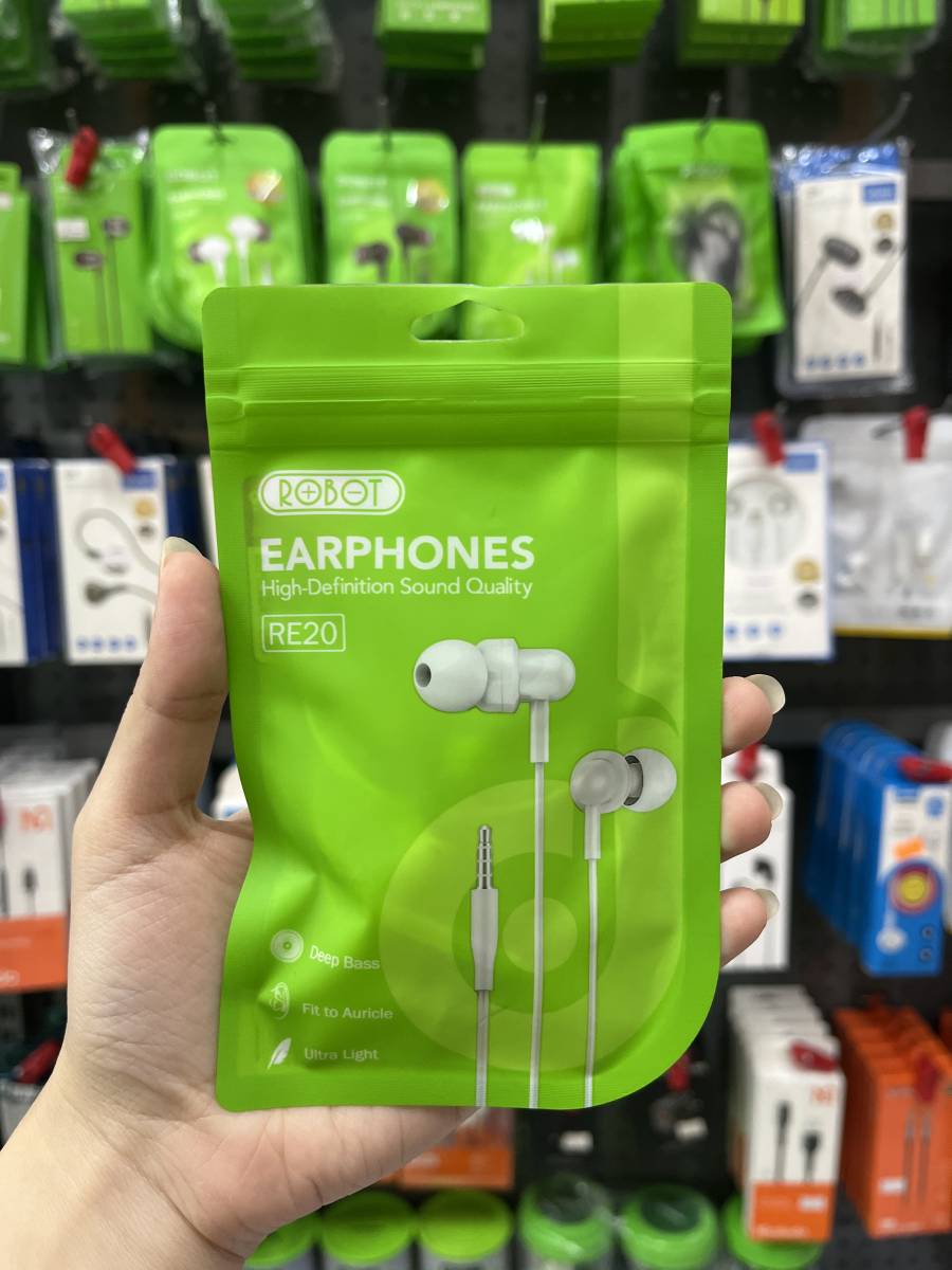 Earphone ROBOT RE20 (Putih)