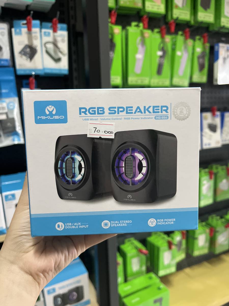 Mikuso MS-054 Desktop Speaker USB Wired RGB