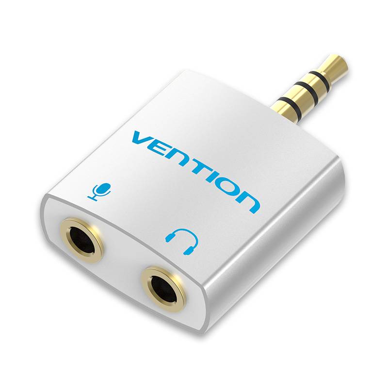 Vention Audio Adapter 3.5mm Male to 2*3.5mm Female Silver BDBWO