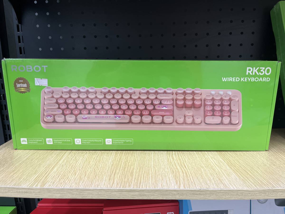 Robot RK30 Wired Keyboard Pink