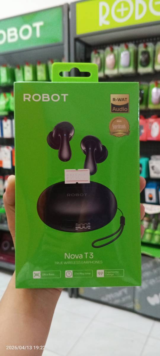 Robot Nova T3 TWS Bluetooth Black