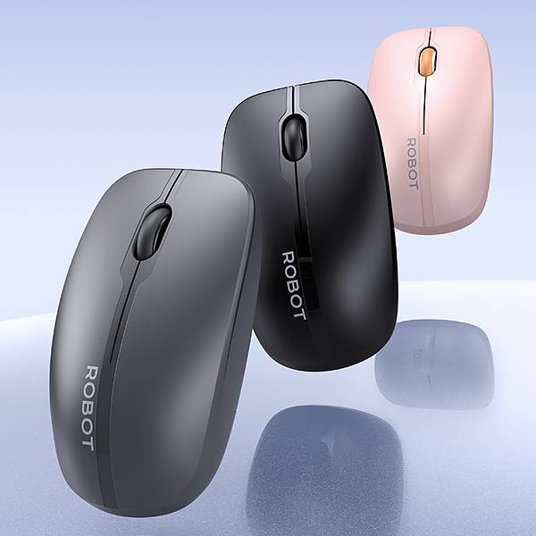 Robot M395 Mouse Dual Mode (Bluetooth+USB 2.4G) Black