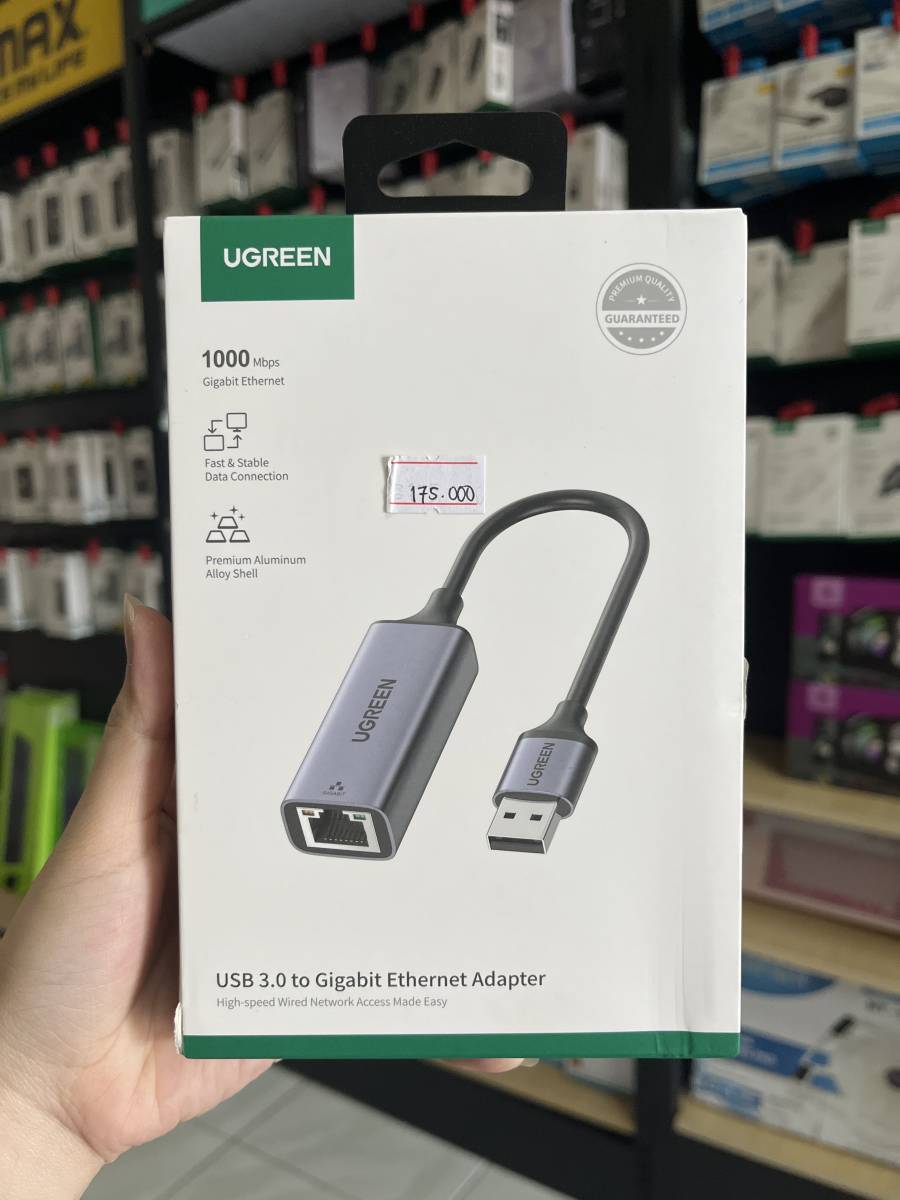 Ugreen 50922 USB 3.0 to Gigabit Ethernet Adapter (Usb to LAN) 1000Mbps