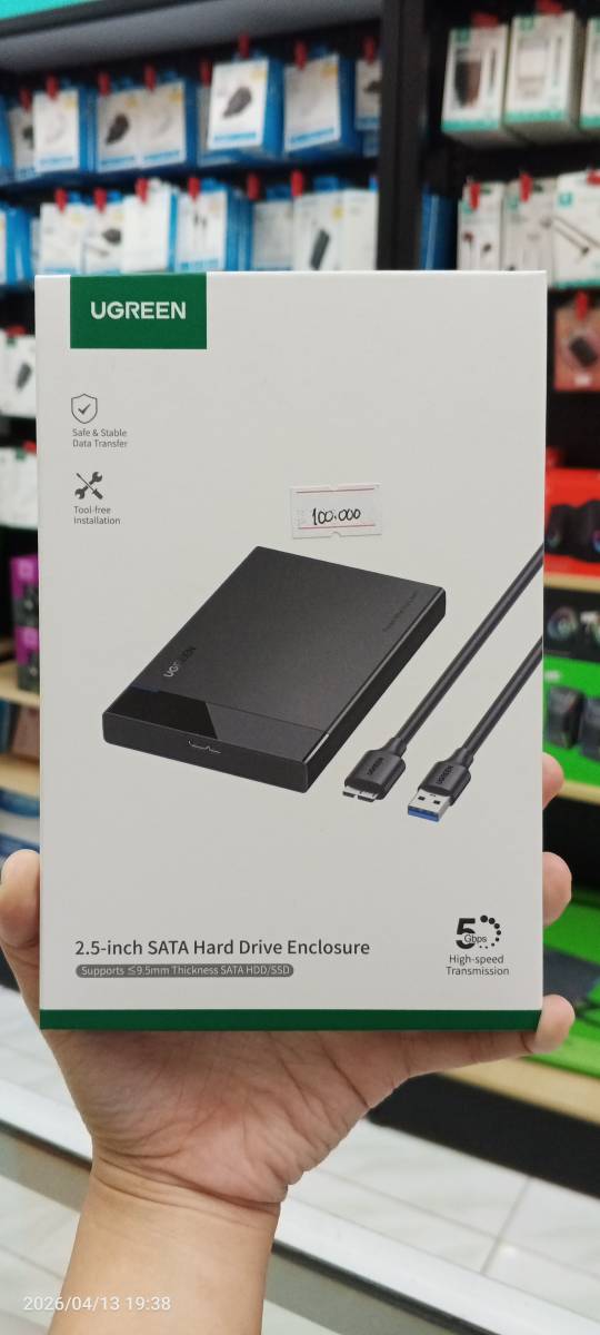 Ugreen 30848 2.5 Inch Hard Drive Box / Enclosure