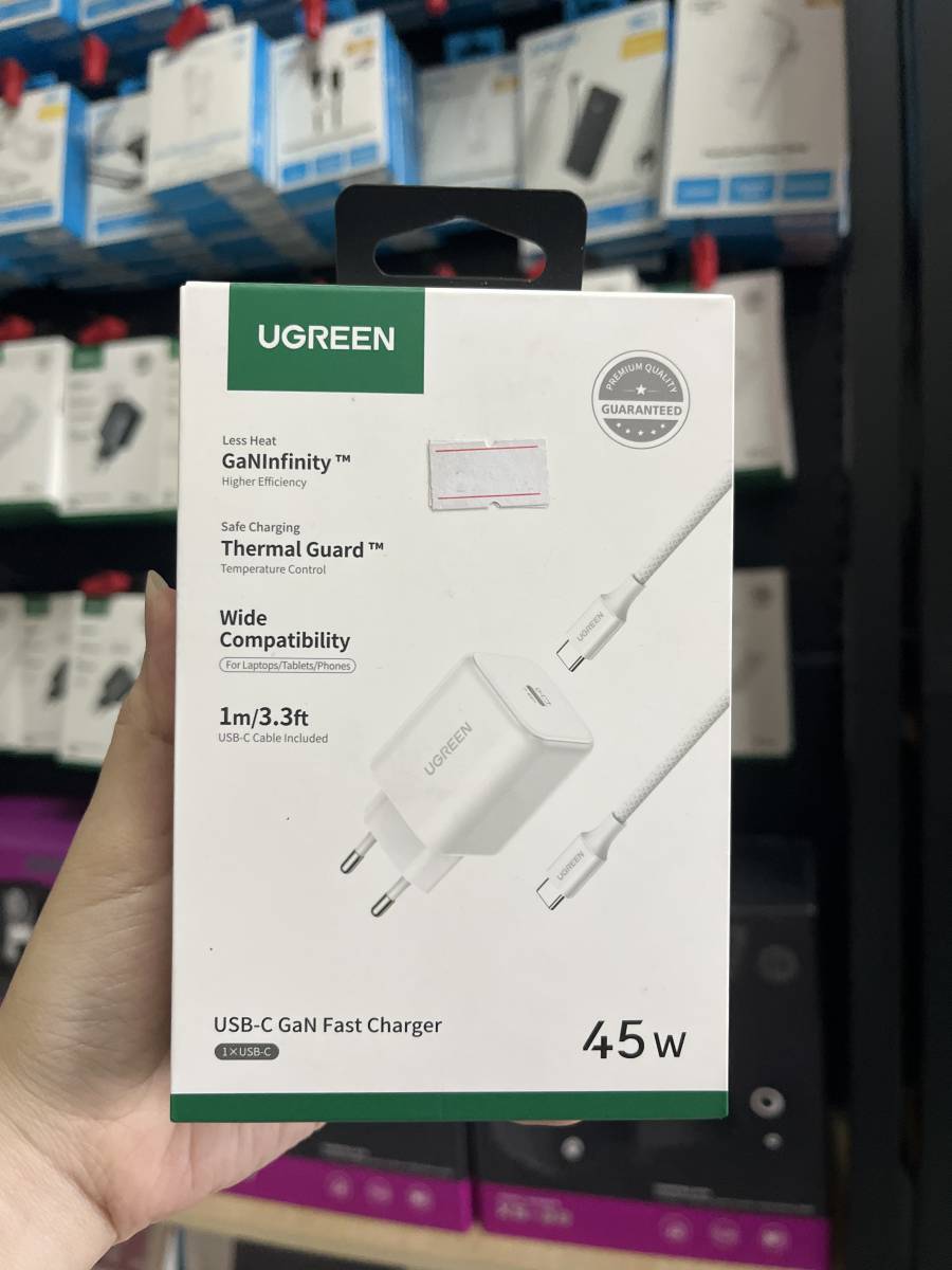 Ugreen 65055 Charger Set Type C 45W White