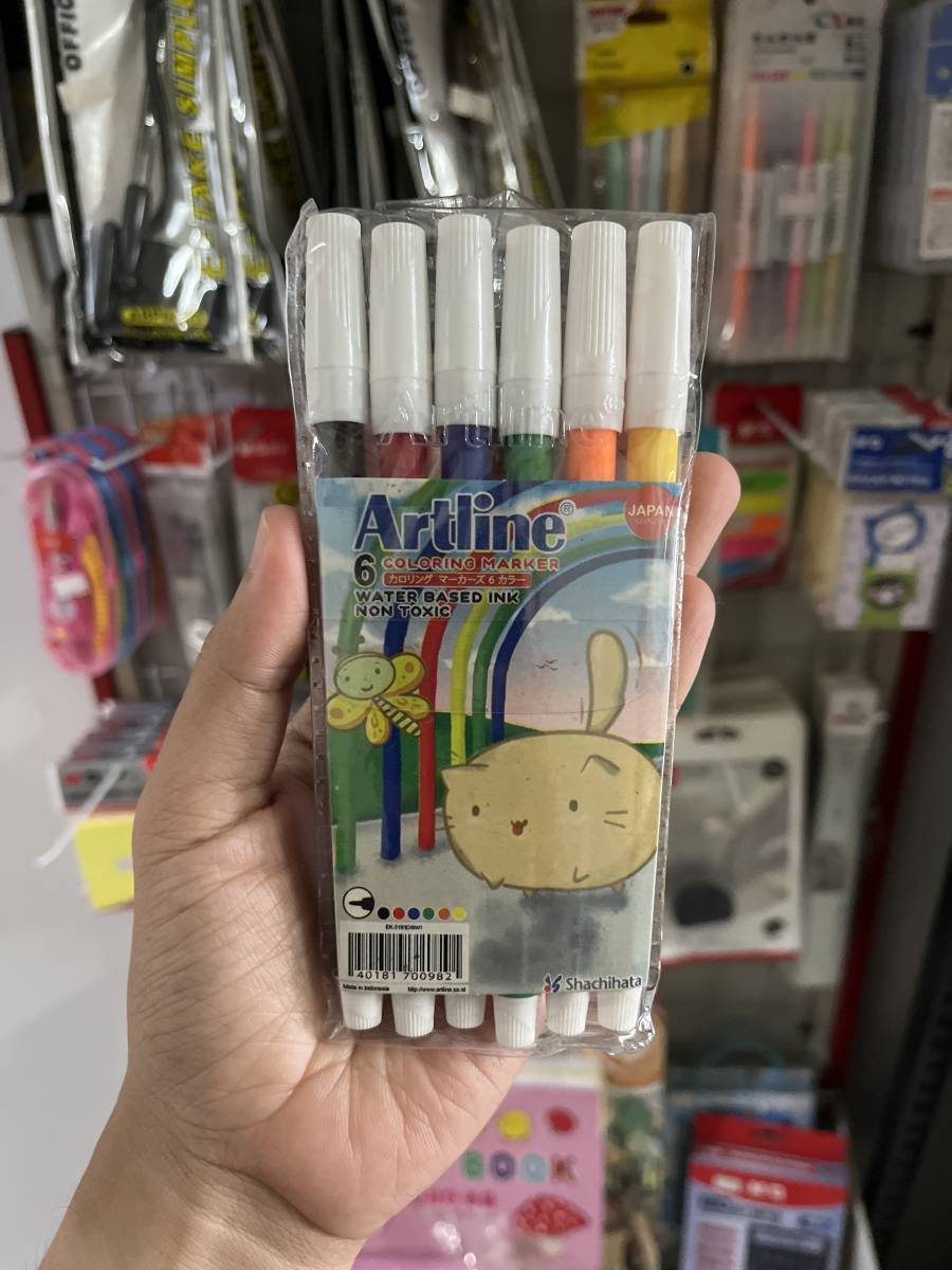 Spidol Artline EK-316 isi (6 Colors)