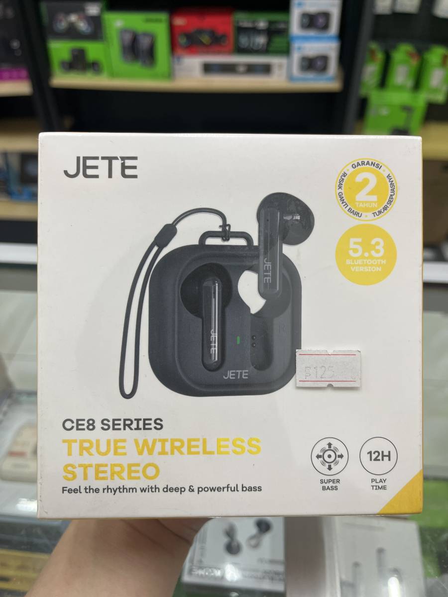 Jete CE8 Series TWS Headset Black
