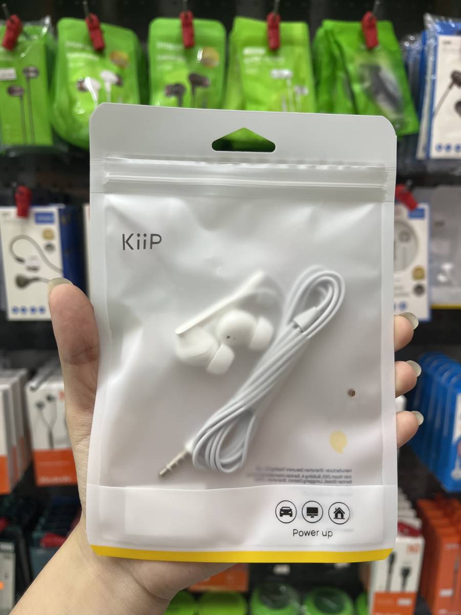 KIIP KP-EAR-IE3501-WH Earphone Jack 3.5 Putih