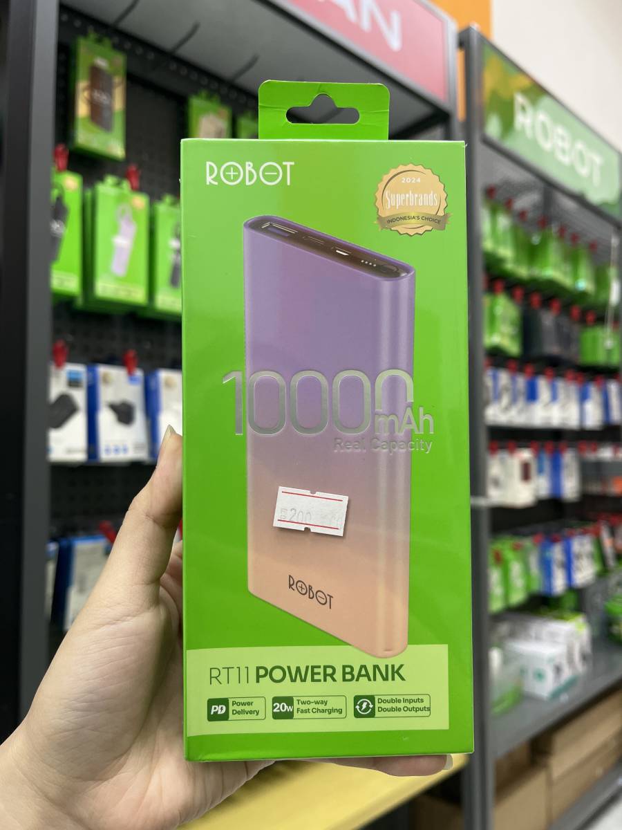Robot RT11 Powerbank 10.000mAh Purple