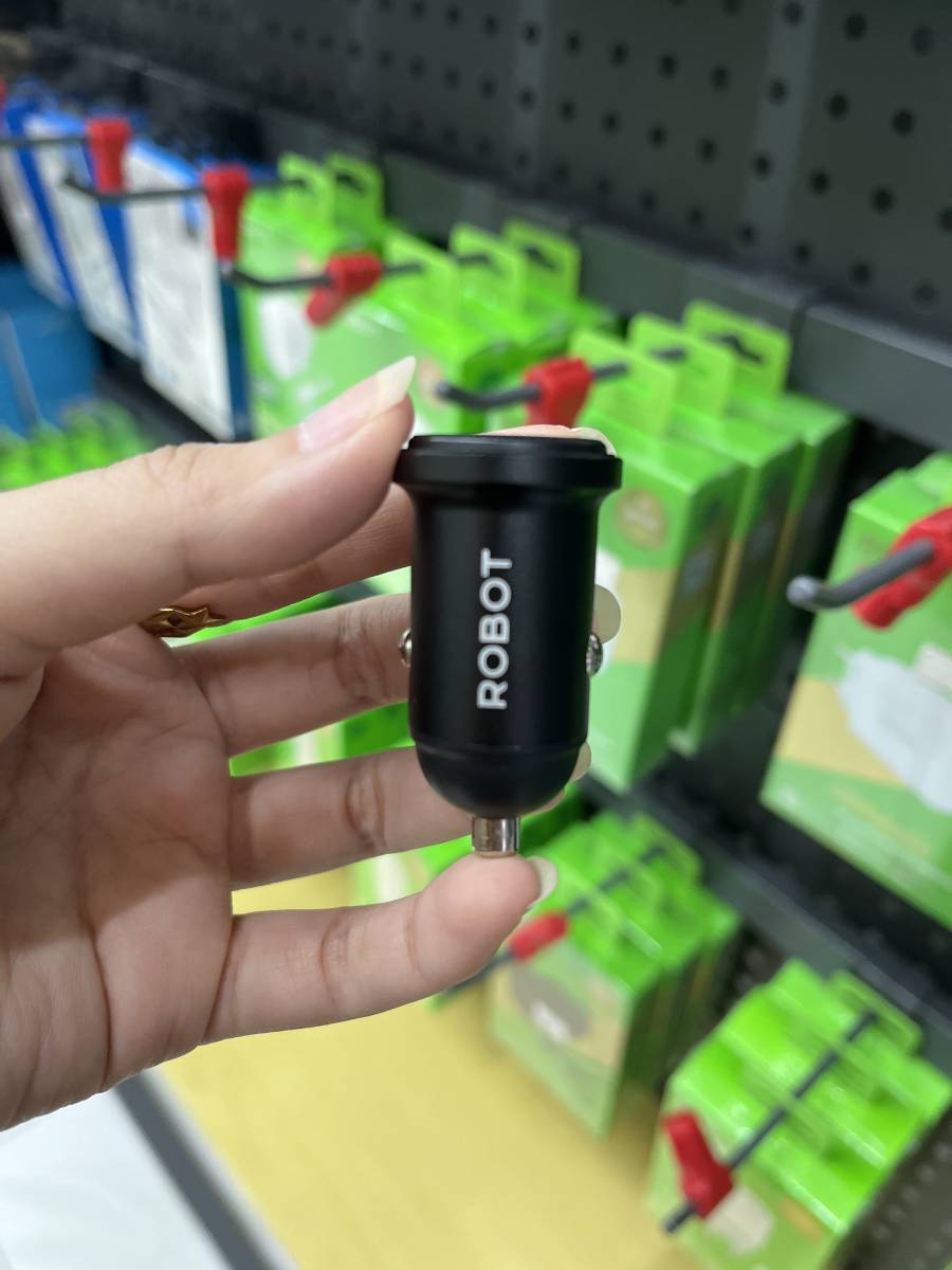 Robot RT-CC6 Car Charger Quick PD35W (2 Ports) Type C and USB A Black