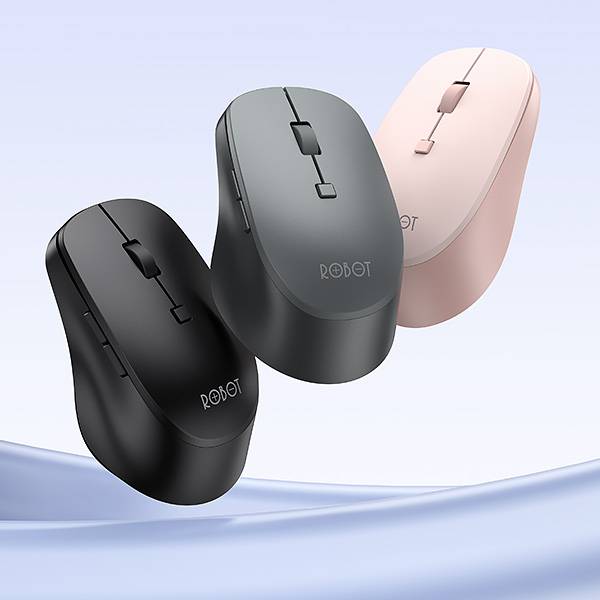 Robot M366 Mouse Dual Mode (Bluetooth+USB 2.4G) Black