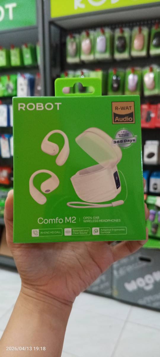 Robot Comfo M2 Open-Ear Wireless Headphones White