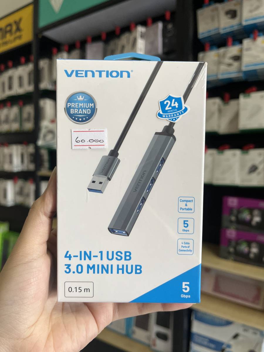 Vention 4in1 USB Hub 3.0 0.15m CKOHB